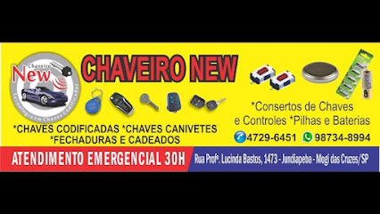 Chaveiro New 30 horas